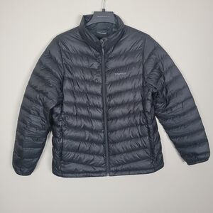 Marmot 700 Fill Duck Down Jacket Winter Feather Coat Puffer Womens XL Black